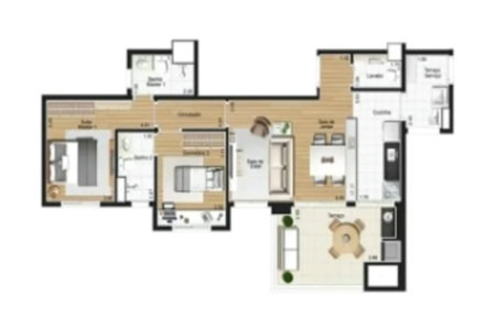 Apartamento à venda com 3 quartos, sendo 2 suítes, em Vila Andrade, São Paulo, SP