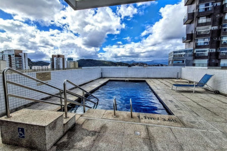 Studio com 1 dormitório à venda, 27 m² por R$ 355.000,00 - Gonzaga - Santos/SP