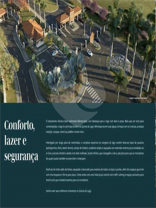 Terreno à venda no condomínio Residencial Quinta do Lago, Indaiatuba - SP