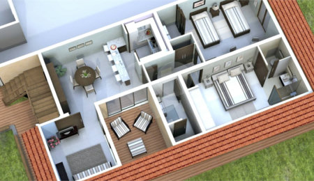 Apartamento à venda com 2 quartos, sendo 1 suíte, em Praia do Mutá, Porto Seguro, BA