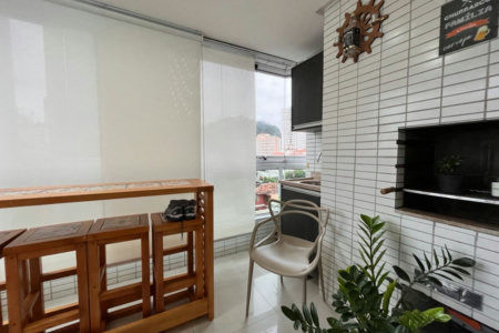 Apartamento com 3 dormitórios à venda, 94 m² por R$ 1.100.000,00 - Pompéia - Santos/SP
