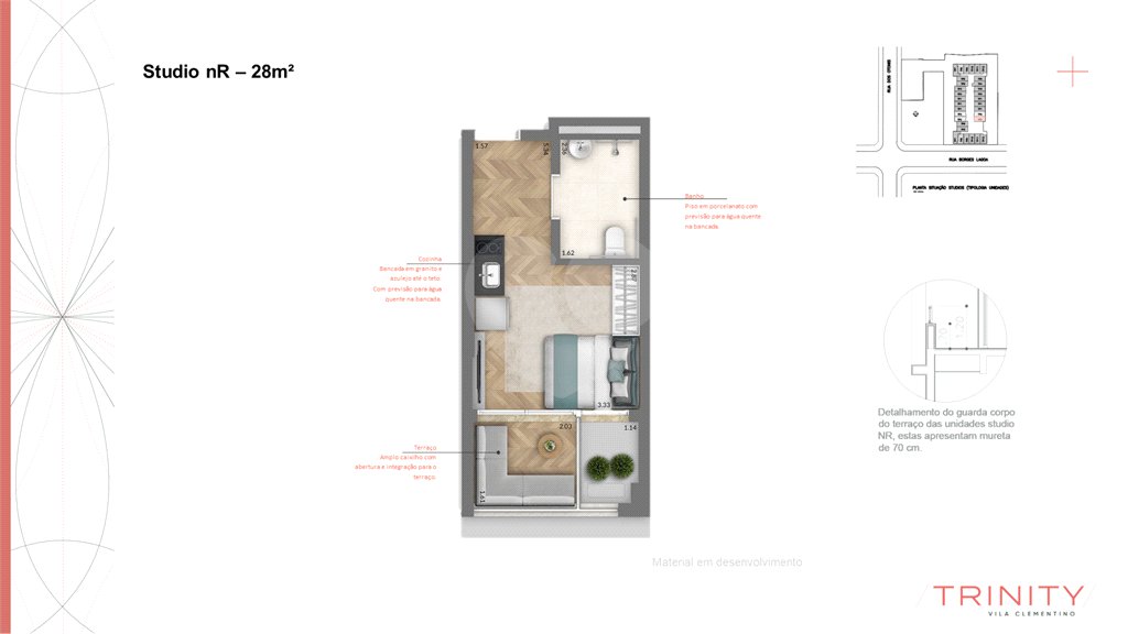 Apartamento à venda com 1 quarto em Vila Clementino, São Paulo, SP