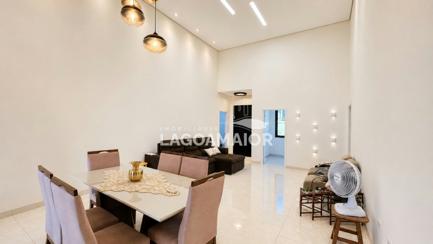 Casa à venda com 3 quartos, sendo 3 suítes, no condomínio Residencial Costa Leste, Três Lagoas - MS