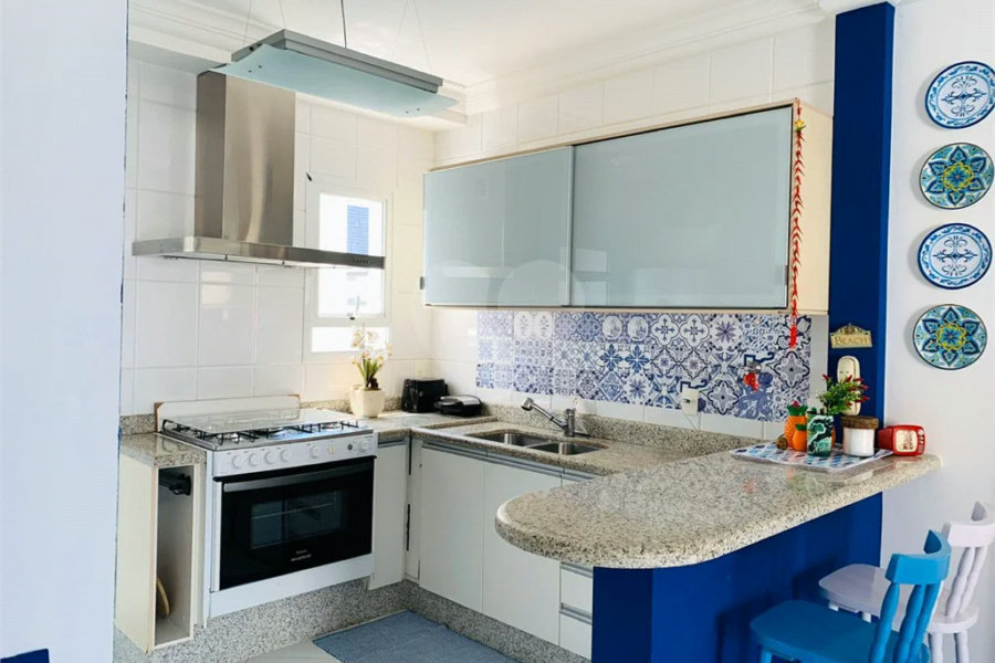 Apartamento à venda com 3 quartos, sendo 2 suítes,  em Riviera de São Lourenço, Bertioga, SP