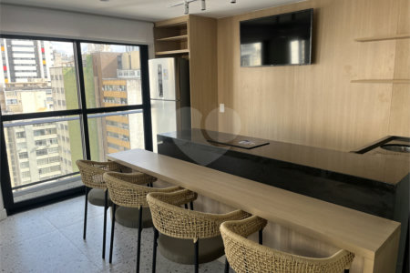 Studio Mobiliado para Venda ou Locação em Santa Cecília | 1 Suíte | Pronto para Morar ou Investir