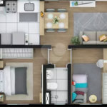 Apartamento 2 dorm. Cond. Allegro.