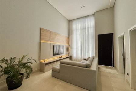 Indaiatuba - Sp - Condominio Maria Candida - R$ 2.250.000,00 - 3 suítes, sendo 1 master com closet e banheiro com duas cubas e dois chuveiros - Escritório - Piscina em Alvenaria aquecida e Hidro com Iluminação - Ar Condicionado instalado em todos os quartos, escritorio, sala e area gourmet