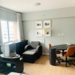 Flat mobiliado a venda na Bela Vista com 1 vaga de garagem .