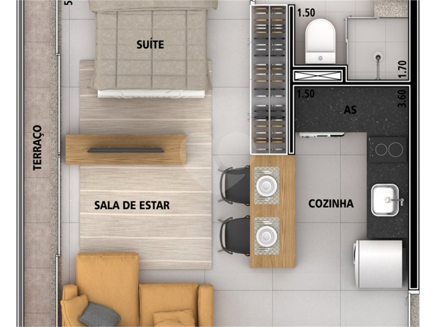 Studio à venda ou para alugar com 1 quarto em Jardim São Paulo(zona Norte), São Paulo, SP