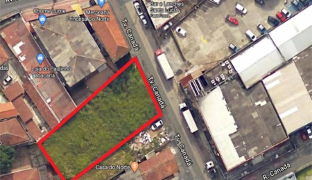 Terreno para alugar, 833 m² por R$ 8.230,00 - Vila Paulista - Cubatão/SP