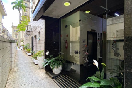Sala para alugar, 121 m² por R$ 4.500,00 - Vila Mathias - Santos/SP