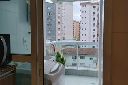 Apartamento com 2 dormitórios à venda, 76 m² por R$ 1.150.000,00 - Gonzaga - Santos/SP