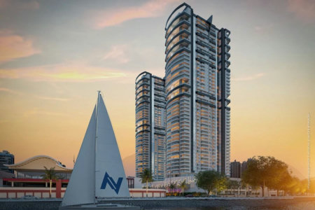 Apartamento com 4 dormitórios à venda, 295 m² por R$ 6.200.000,00 - Ponta da Praia - Santos/SP