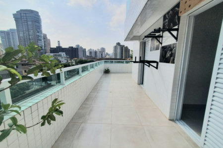 Apartamento Garden 94 m² com 2 dormitórios para venda ou aluguel no Embaré - Santos/SP