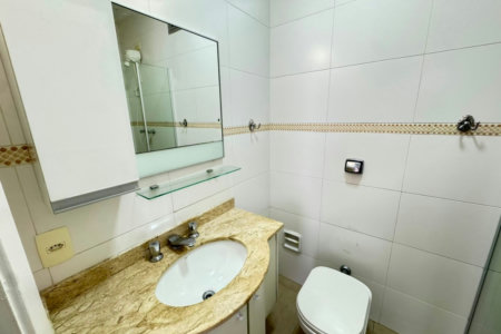Apartamento com 2 dormitórios para alugar, 113 m² por R$ 5.900,02/mês - Gonzaga - Santos/SP