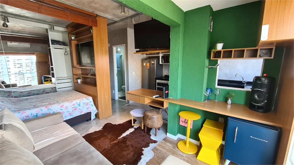 Apartamento à venda com 1 quarto em Cidade Monções, São Paulo, SP