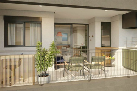 Apartamento de 02 dormitórios sendo uma Suíte.