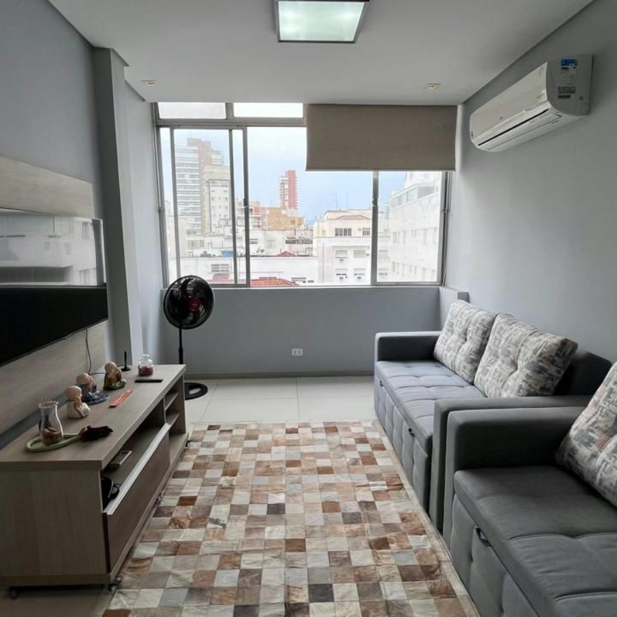 Apartamento com 1 dormitório à venda, 60 m² por R$ 490.000,00 - Gonzaga - Santos/SP