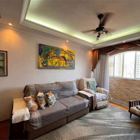 Apartamento à venda, 92 m² por R$ 690.000,00 - Campo Grande - Santos/SP