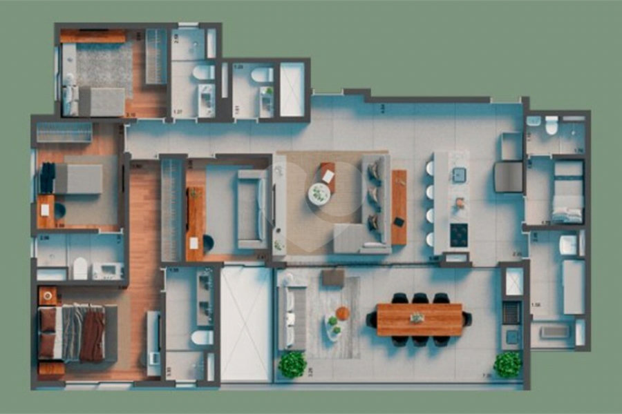 Apartamento à venda com 3 quartos em Vila Clementino, São Paulo, SP