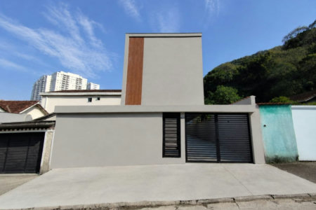 Casa com 2 dormitórios à venda, 100 m² por R$ 560.000,00 - Marapé - Santos/SP