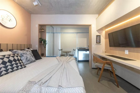 Studio à venda ou para alugar com 1 quarto em Brooklin Paulista, São Paulo, SP