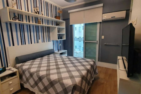 Apartamento com 2 dormitórios à venda, 108 m² por R$ 1.180.000,00 - Gonzaga - Santos/SP