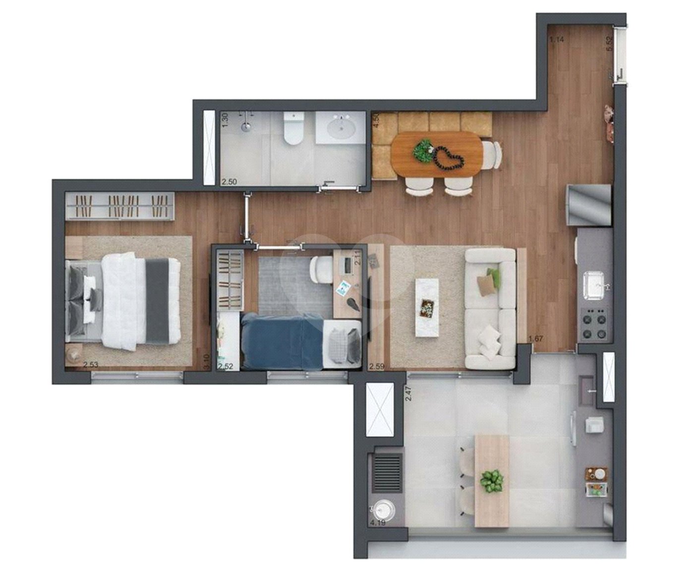 Apartamento à venda com 3 quartos, sendo 1 suíte,  em Vila Cordeiro, São Paulo, SP