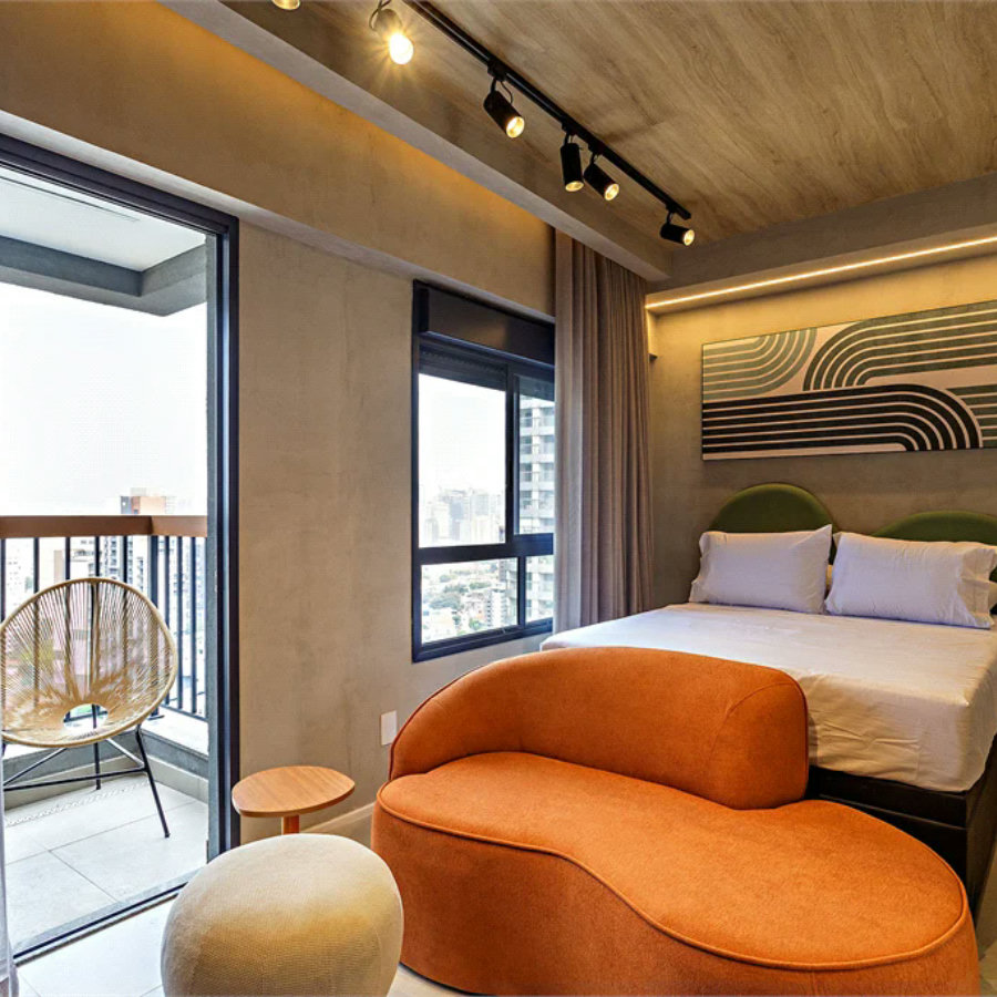 Apartamento à venda com 1 quarto em Brooklin Paulista, São Paulo, SP