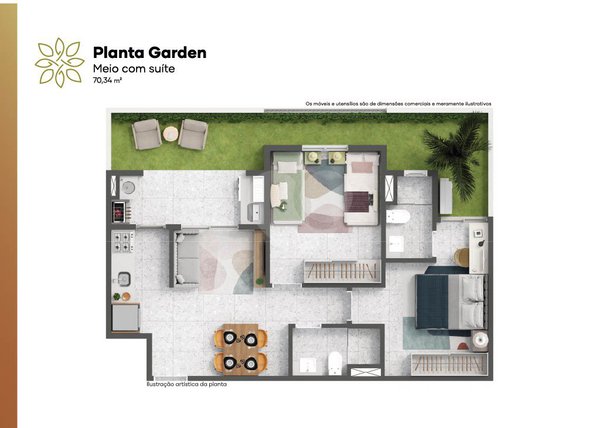 Apartamento 70m² 4