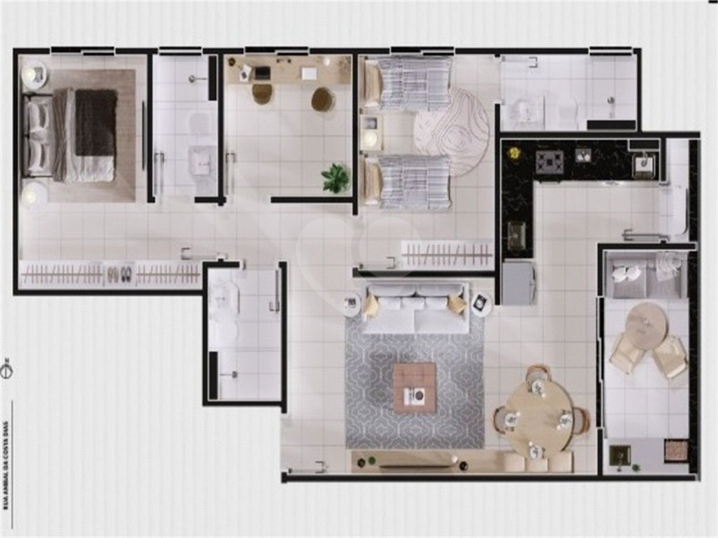 Apartamento à venda com 2 quartos, sendo 1 suíte, em Vila Lucy, Sorocaba, SP