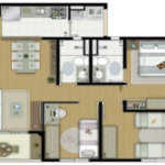 Apartamento à venda com 3 quartos, sendo 1 suíte, em Jardim Caboré, São Paulo, SP