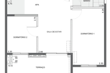 Apartamento à venda com 2 quartos em Brooklin Paulista, São Paulo, SP
