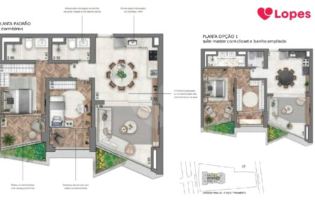 Apartamento à venda com 2 quartos, sendo 1 suíte, em Perdizes, São Paulo, SP