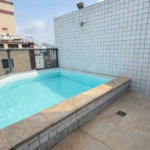 Cobertura com 1 dormitório à venda, 112 m² por R$ 921.000,00 - Pompéia - Santos/SP