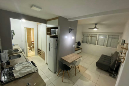 Apartamento com 1 dormitório à venda, 58 m² por R$ 410.000,00 - José Menino - Santos/SP