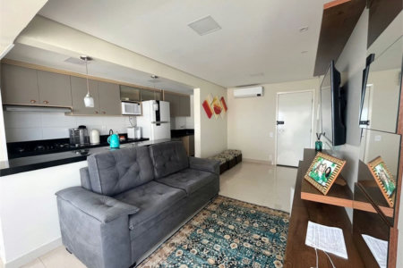 Apartamento Residencial à venda, Loteamento João Batista Julião, Guarujá - AP0662.