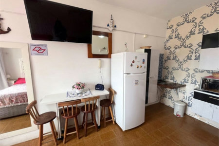 Apartamento com 1 dormitório à venda, 68 m² por R$ 280.000,00 - Pitangueiras - Guarujá/SP
