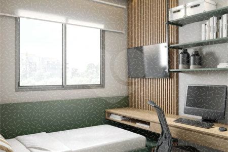 Apartamento à venda com 1 quarto em Jardim Modelo, São Paulo, SP