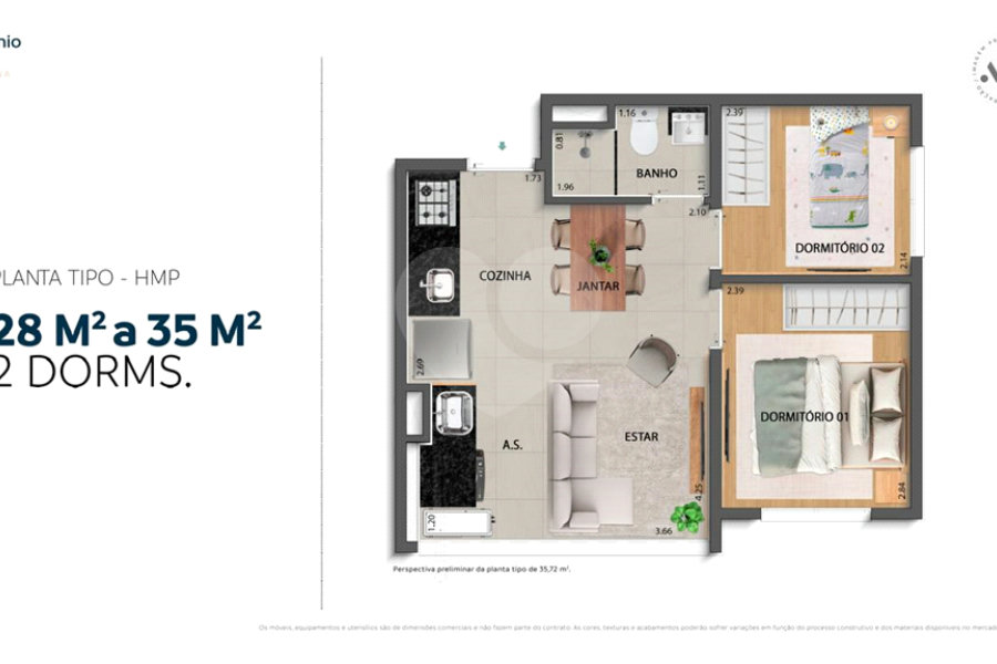 Apartamento à venda com 2 quartos em Santana, São Paulo, SP
