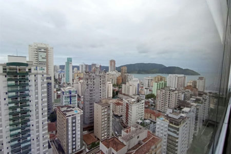 Apartamento Residencial para locação, Boqueirão, Santos - AP0256.