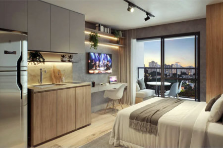Apartamento à venda com 1 quarto em Vila Gertrudes, São Paulo, SP