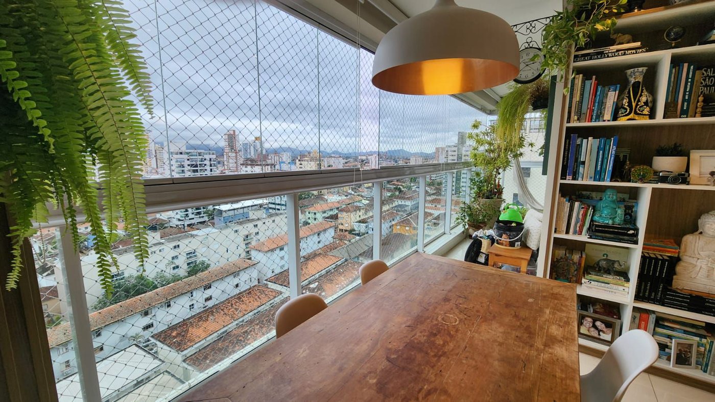 Apartamento com 2 dormitórios à venda, 83 m² por R$ 1.590.000,00 - Boqueirão - Santos/SP