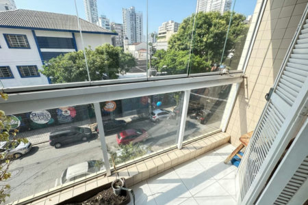 Apartamento com 3 dormitórios à venda, 140 m² - Gonzaga - Santos/SP