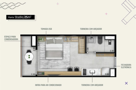 Studio à venda com 2 quartos em Pinheiros, São Paulo, SP