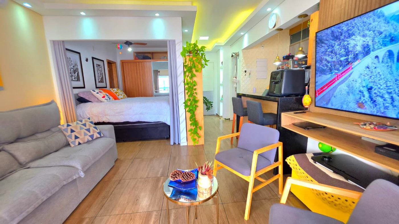 Apartamento com 1 dormitório à venda, 58 m² por R$ 740.000,00 - Ponta da Praia - Santos/SP