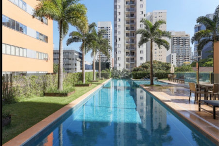 Apartamento para alugar com 2 quartos, sendo 1 suíte,  em Indianópolis, São Paulo, SP