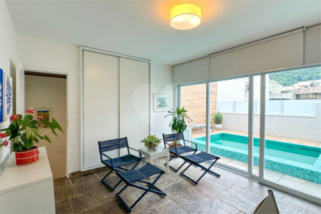 Cobertura à venda com 7 quartos, sendo 3 suítes,  em Lagoa, Rio de Janeiro, RJ