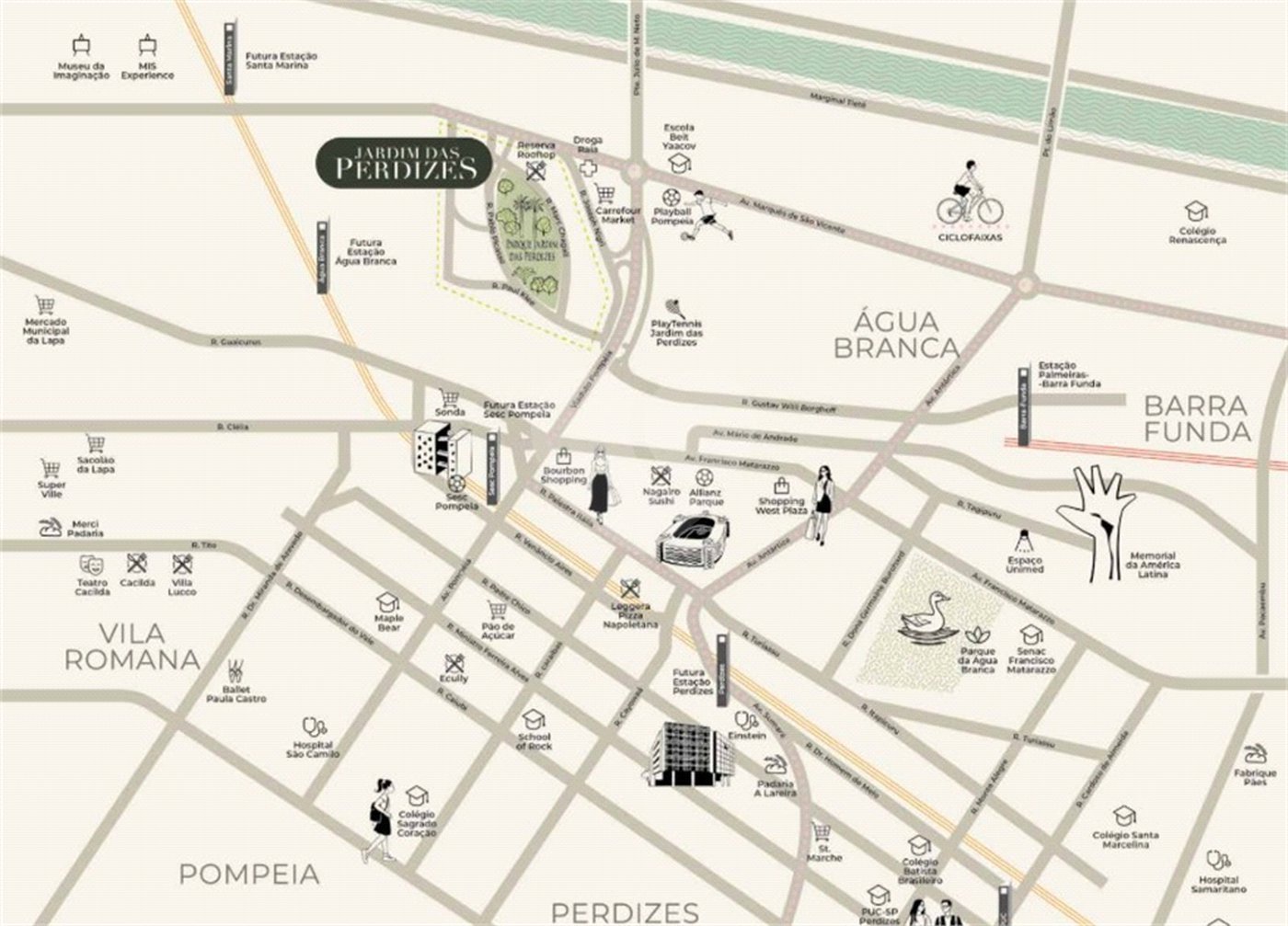 Apartamento à venda com 3 suítes em Água Branca, São Paulo, SP