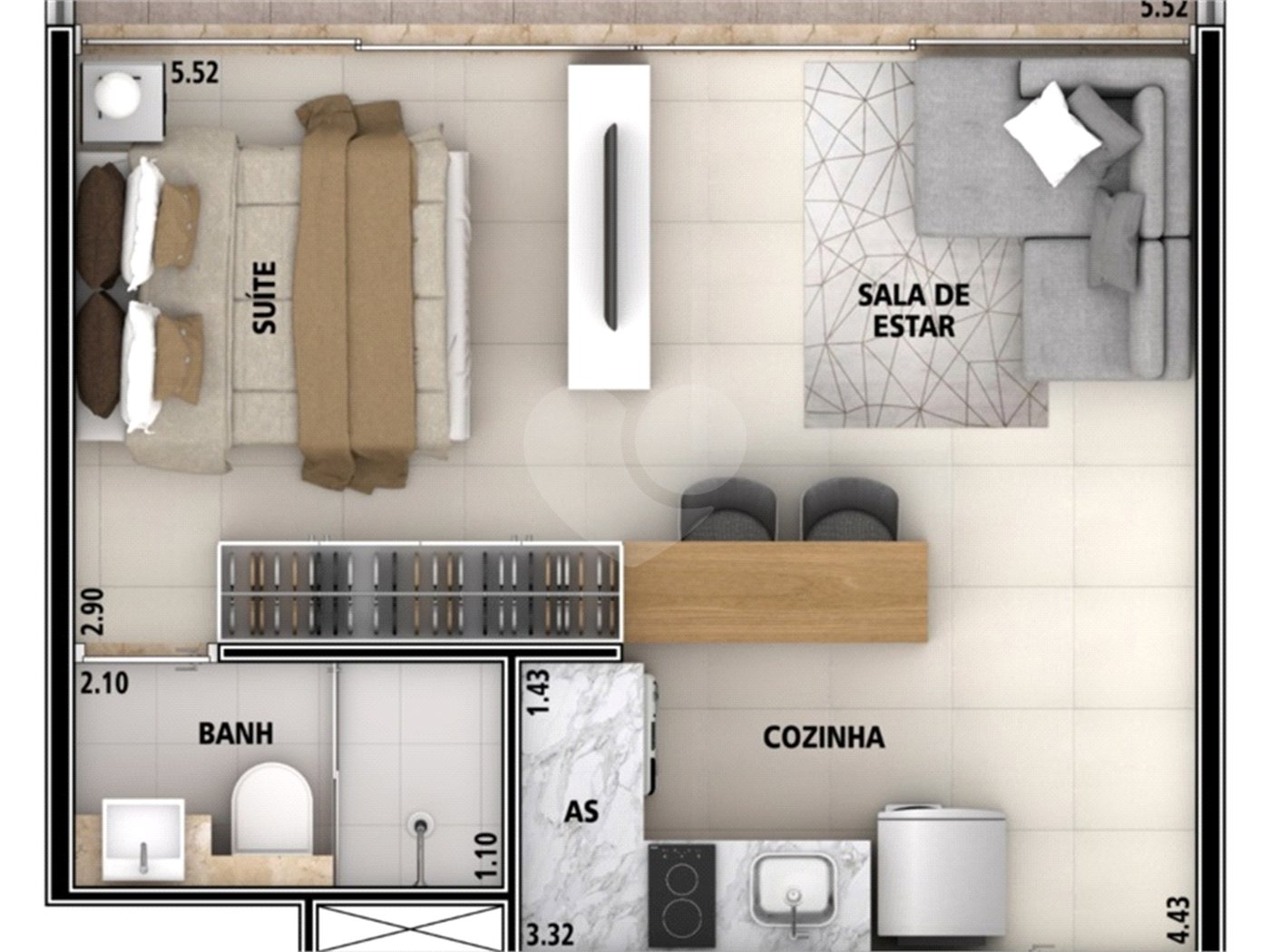 Studio à venda ou para alugar com 1 quarto em Jardim São Paulo(zona Norte), São Paulo, SP